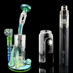 HAZE with Droid and Green Reptile Glass